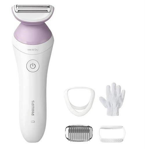 Philips Cordless Pink Lady Wet & Dry Shaver 6000