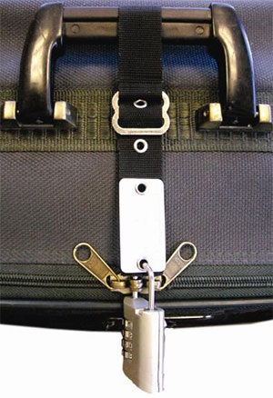 Esquire Anti-Theft Luggage Zipper Strap,